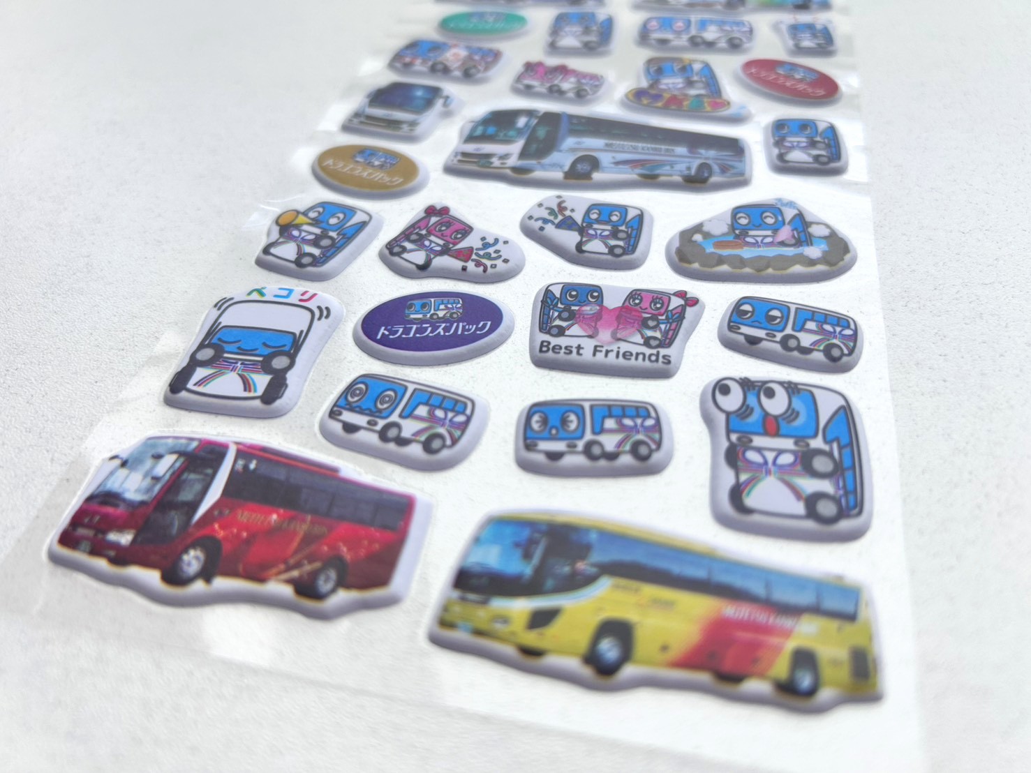 名鉄観光バス オリジナルぷくぷくシール
