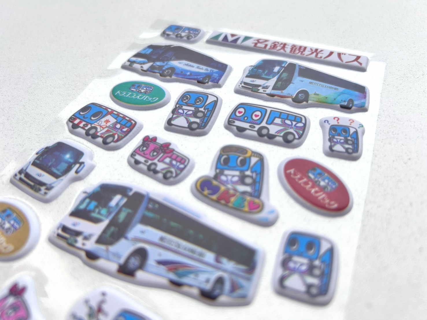 名鉄観光バス オリジナルぷくぷくシール