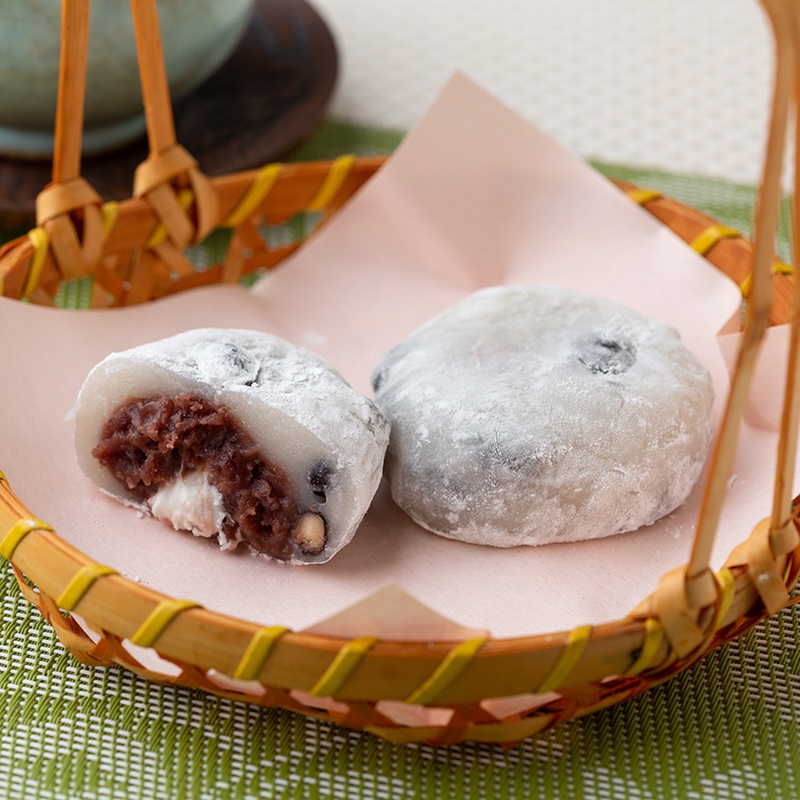 はとマルシェonline 岡山 大正9年創業 おもちの黒川 豆塩大福 お取り寄せグルメ