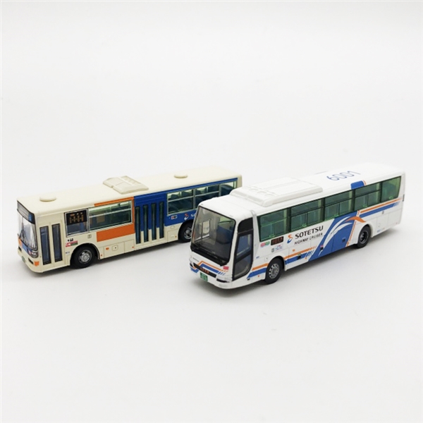 相鉄バス　バスコレクション 1012号車＆6001号車セット　1/150