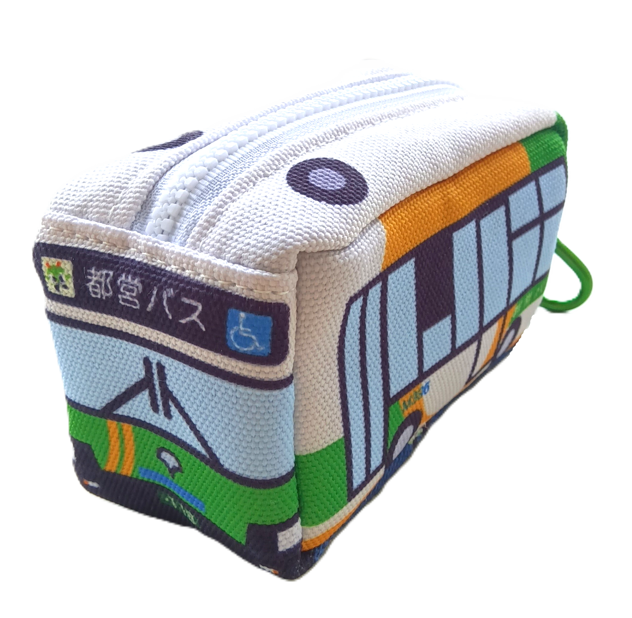 みんくる パッチンバンド 都バス型カラビナ付きポーチ はとマルシェOnline】都バス型カラビナ付きポーチ: 鉄道グッズ